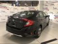 2020 Crystal Black Pearl Honda Civic LX Sedan  photo #3