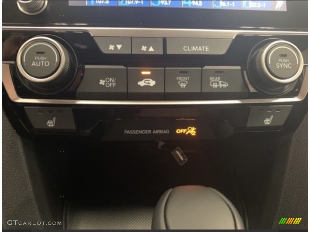 2020 Civic LX Sedan - Aegean Blue Metallic / Black photo #15