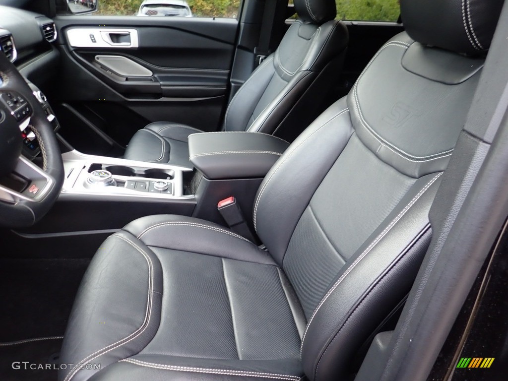 Ebony Interior 2020 Ford Explorer ST 4WD Photo #139842050