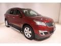 Siren Red Tintcoat 2017 Chevrolet Traverse LT