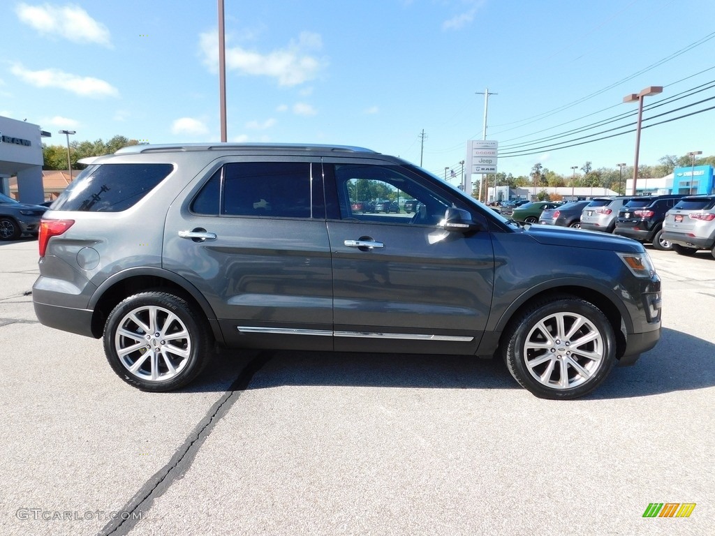 2016 Explorer Limited 4WD - Magnetic Metallic / Ebony Black photo #3