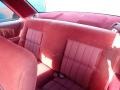 1993 Chevrolet Lumina Red Interior Rear Seat Photo