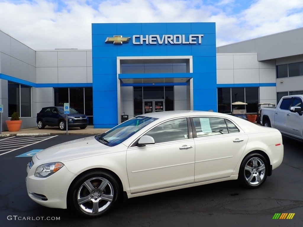 2012 Malibu LT - White Diamond Tricoat / Ebony photo #1