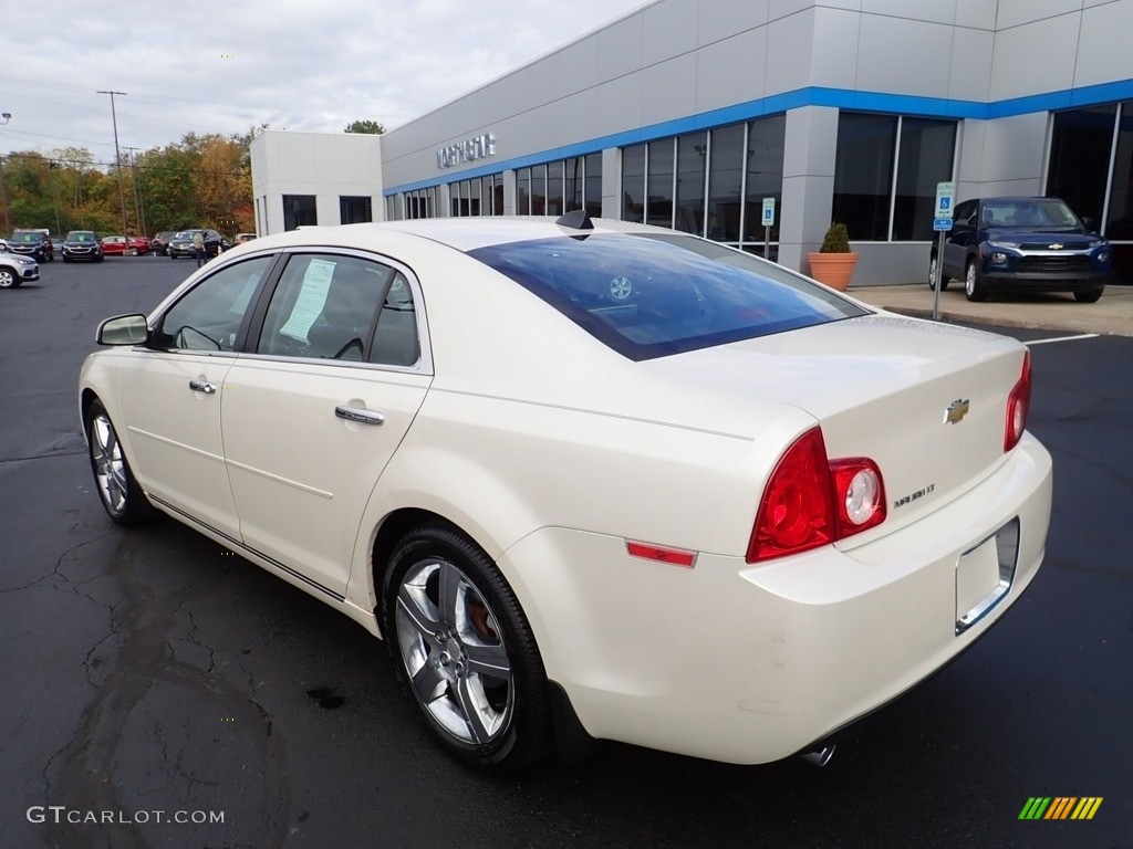 2012 Malibu LT - White Diamond Tricoat / Ebony photo #4
