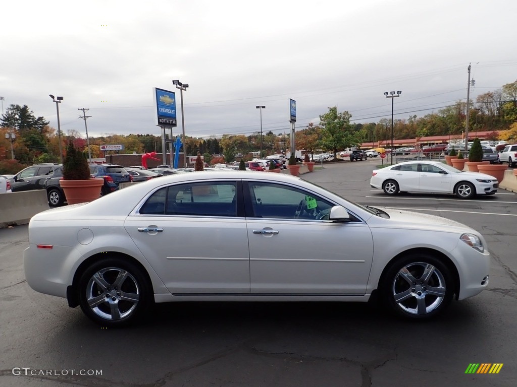 2012 Malibu LT - White Diamond Tricoat / Ebony photo #9