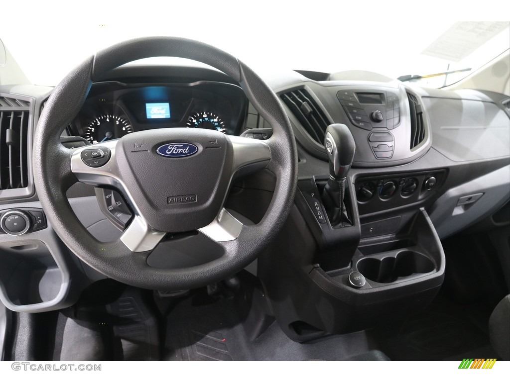 2019 Transit Van 250 LR Regular - Oxford White / Charcoal black photo #6