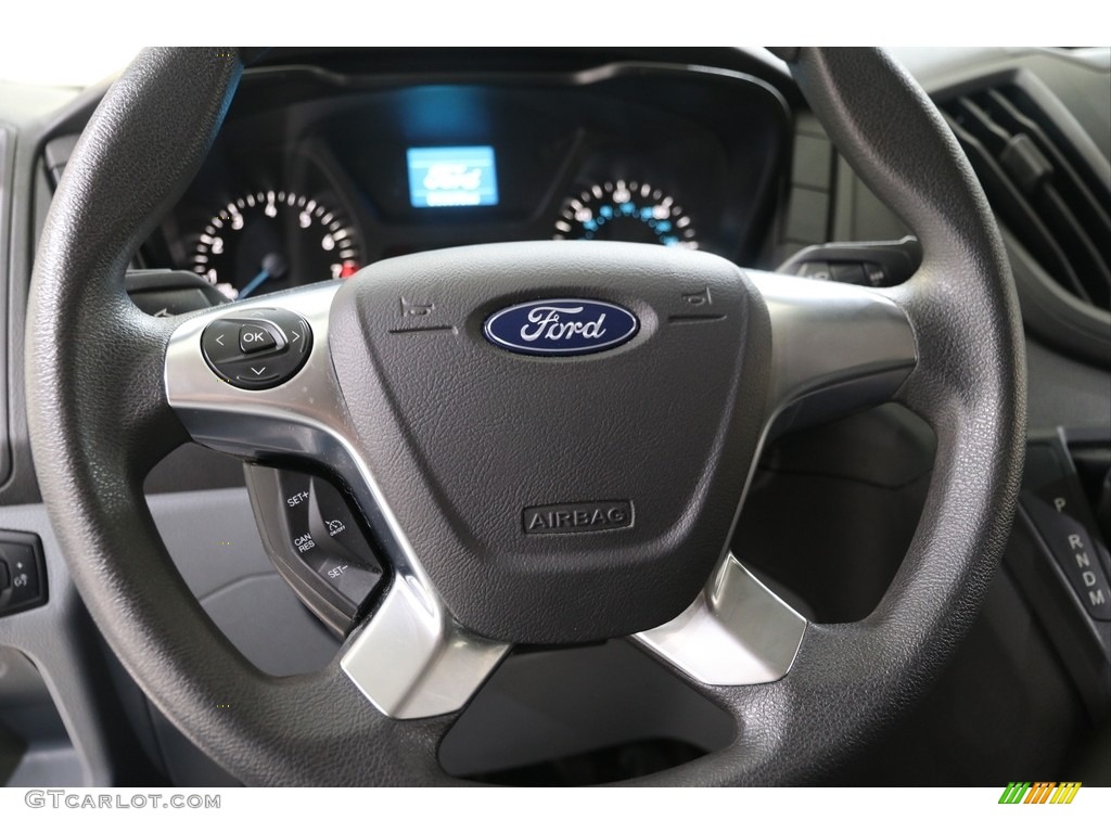2019 Transit Van 250 LR Regular - Oxford White / Charcoal black photo #7