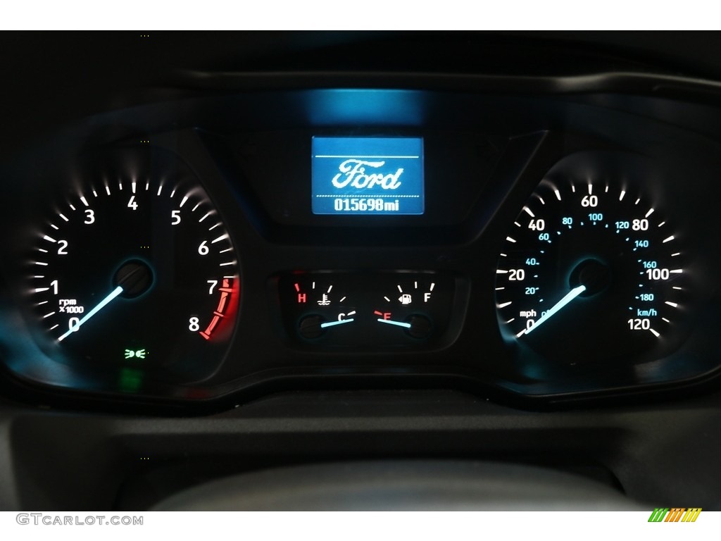 2019 Transit Van 250 LR Regular - Oxford White / Charcoal black photo #8