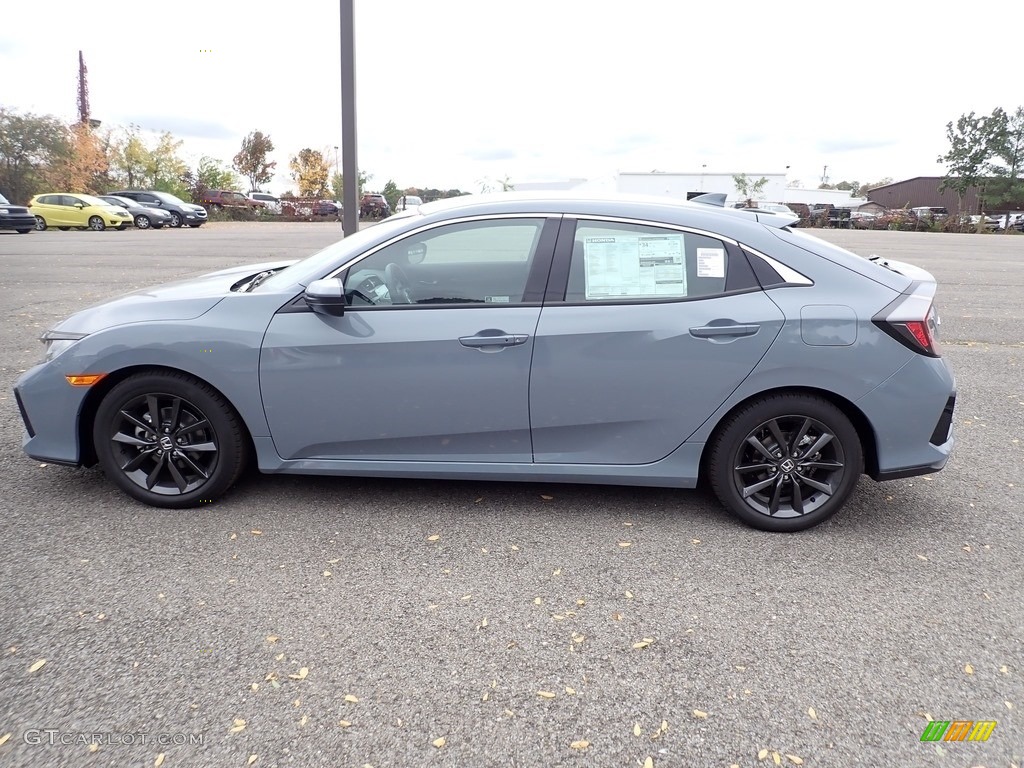 Sonic Gray Pearl 2020 Honda Civic EX Hatchback Exterior Photo #139844250