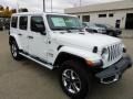 Bright White - Wrangler Unlimited Sahara 4x4 Photo No. 3