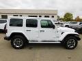 2021 Bright White Jeep Wrangler Unlimited Sahara 4x4  photo #4