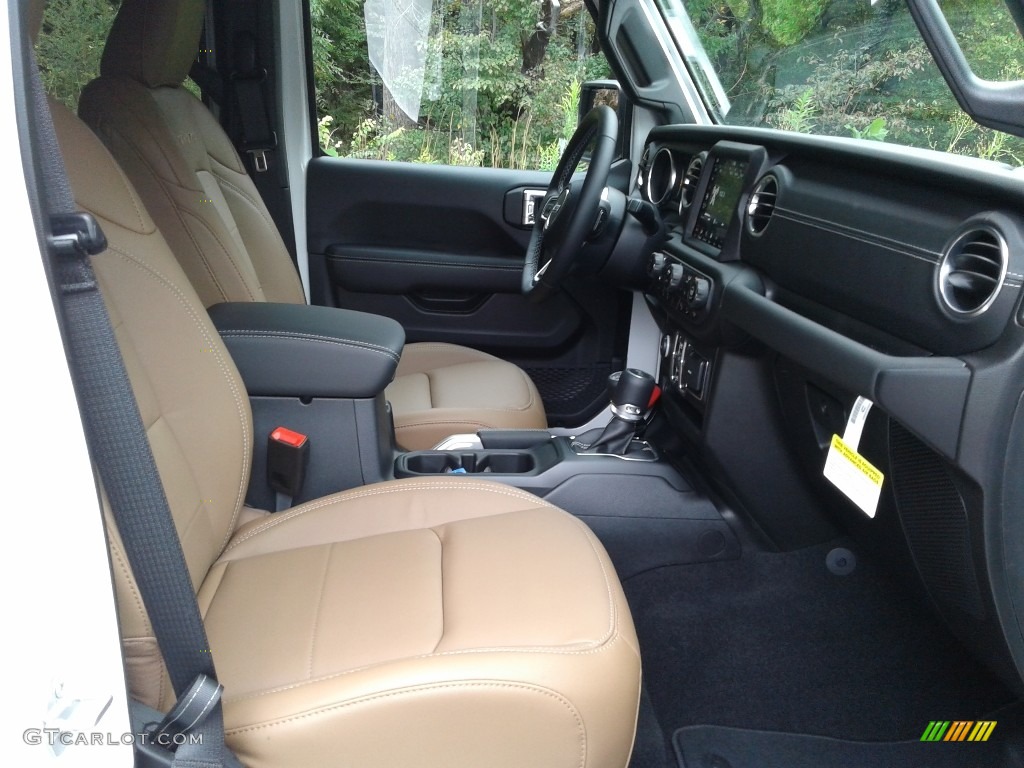 Dark Saddle/Black Interior 2021 Jeep Wrangler Unlimited Sahara 4x4 Photo #139844388