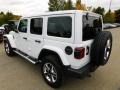 2021 Bright White Jeep Wrangler Unlimited Sahara 4x4  photo #8