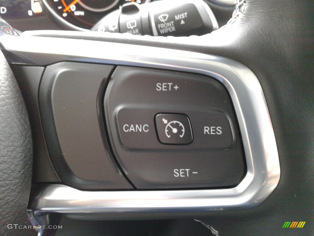 2021 Jeep Wrangler Unlimited Sahara 4x4 Dark Saddle/Black Steering Wheel Photo #139844466