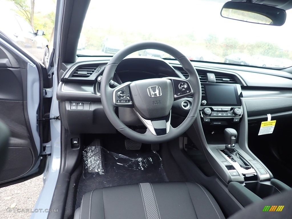 2020 Honda Civic EX Hatchback Black Dashboard Photo #139844487