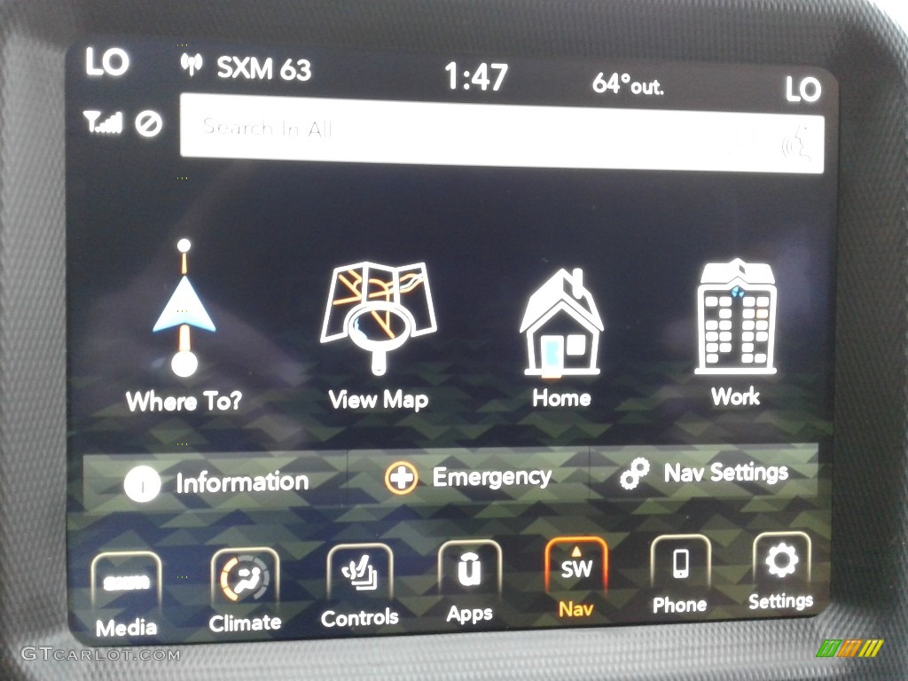 2021 Jeep Wrangler Unlimited Sahara 4x4 Controls Photo #139844539