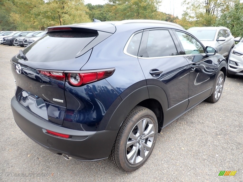 2021 CX-30 Premium AWD - Deep Crystal Blue Mica / Black photo #2