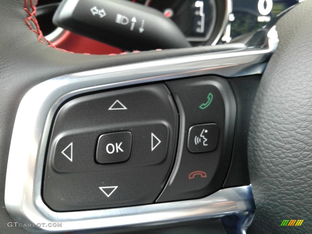 2021 Jeep Gladiator Rubicon 4x4 Black Steering Wheel Photo #139845306