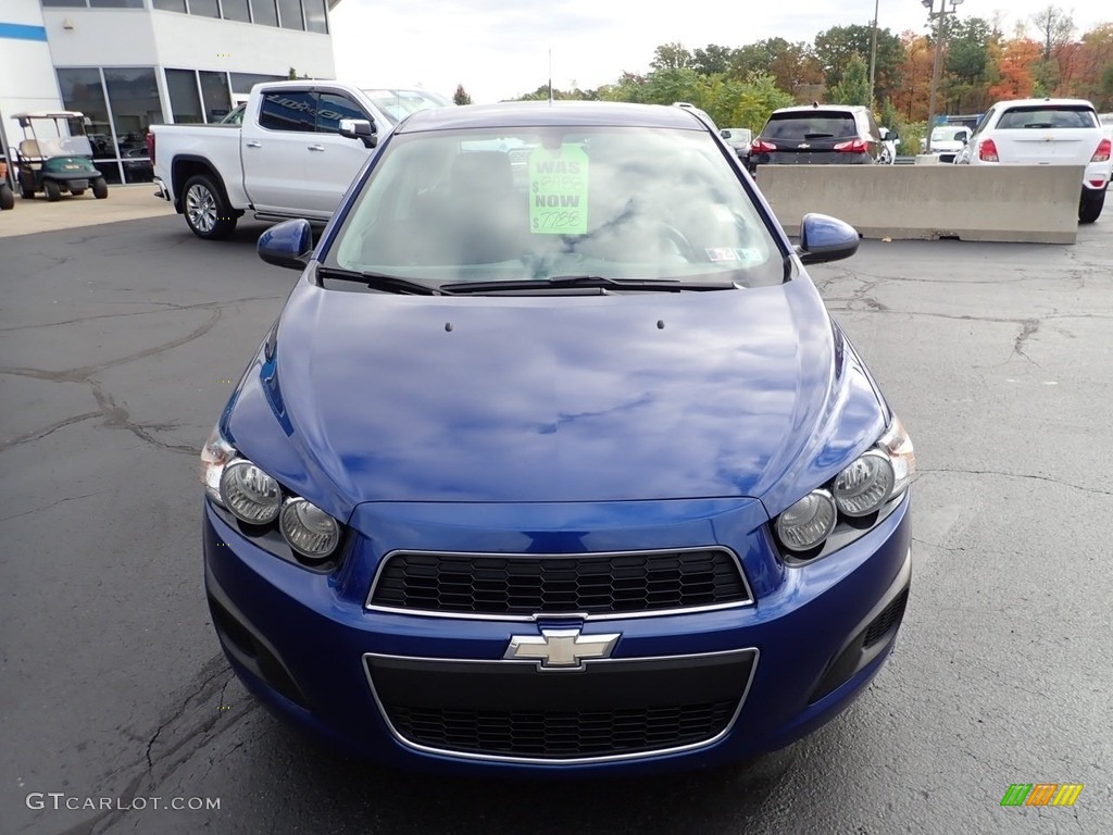 2014 Sonic LT Sedan - Blue Topaz Metallic / Jet Black/Dark Titanium photo #13