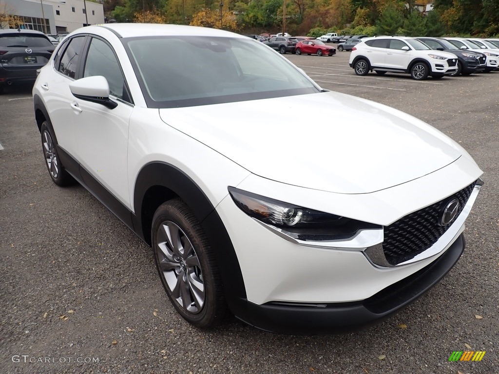 2021 CX-30 Select AWD - Snowflake White Pearl Mica / Black photo #3