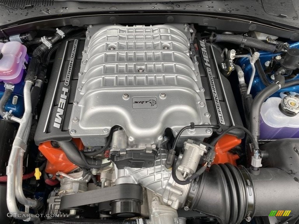 2020 Dodge Charger SRT Hellcat Widebody 6.2 Liter Supercharged HEMI OHV 16-Valve VVT V8 Engine Photo #139845828