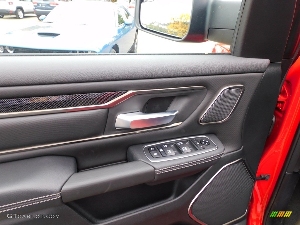 2021 Ram 1500 Rebel Crew Cab 4x4 Black Door Panel Photo #139845975