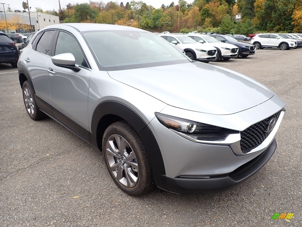 2021 CX-30 Select AWD - Sonic Silver Metallic / Black photo #3