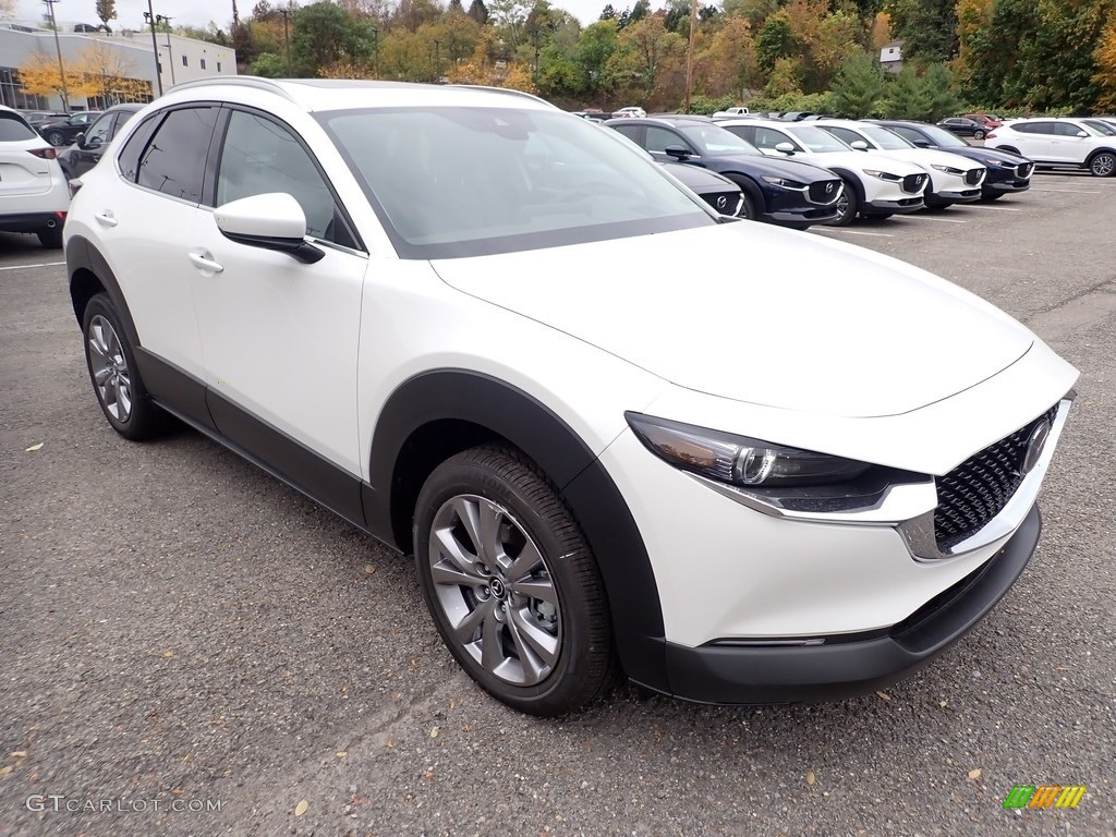 Snowflake White Pearl Mica 2021 Mazda CX-30 Premium AWD Exterior Photo #139846623