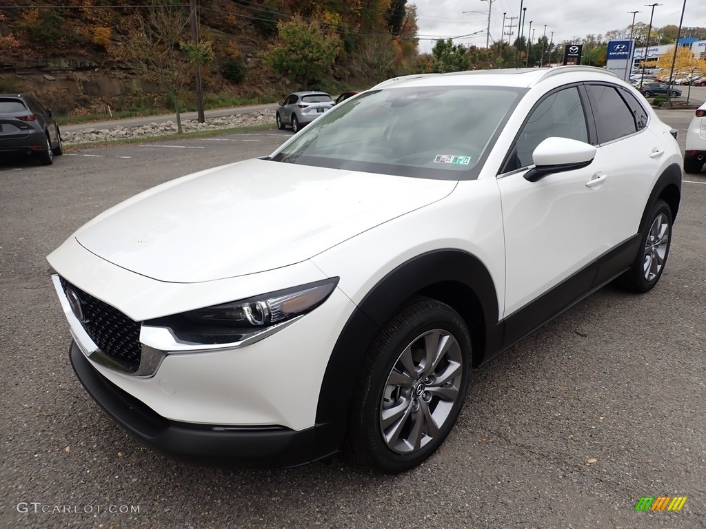 Snowflake White Pearl Mica 2021 Mazda CX-30 Premium AWD Exterior Photo #139846662