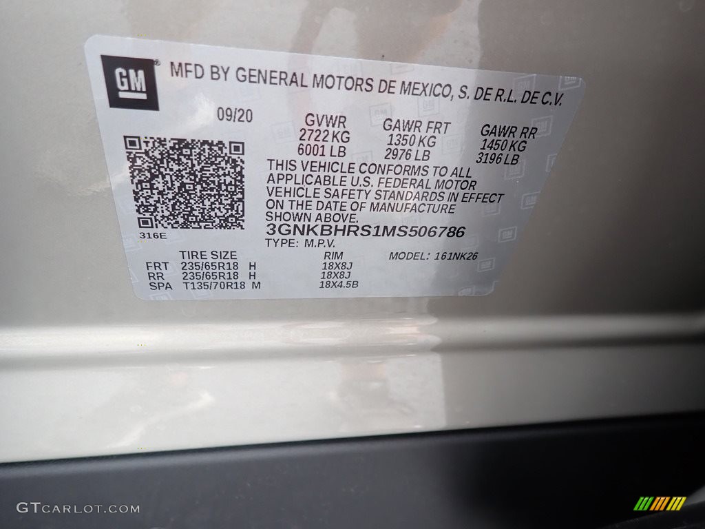 2021 Blazer LT AWD - Pewter Metallic / Jet Black photo #16
