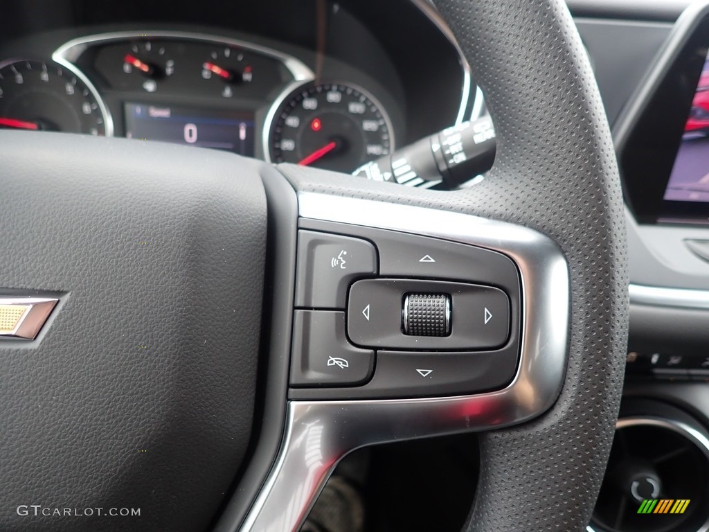 2021 Chevrolet Blazer LT AWD Jet Black Steering Wheel Photo #139846746