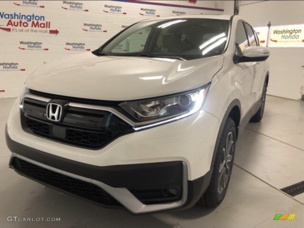 Platinum White Pearl Honda CR-V