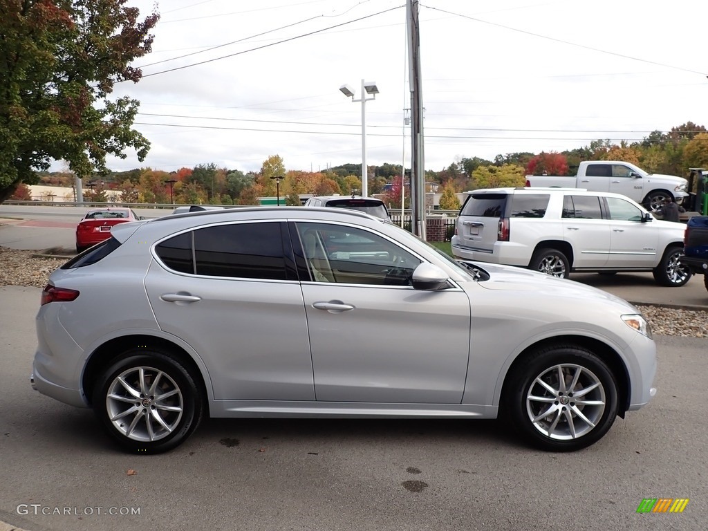 Lunare White Metallic 2020 Alfa Romeo Stelvio TI Lusso AWD Exterior Photo #139846914