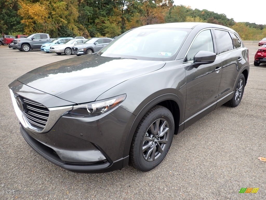 Machine Gray Metallic 2021 Mazda CX-9 Touring AWD Exterior Photo #139846935