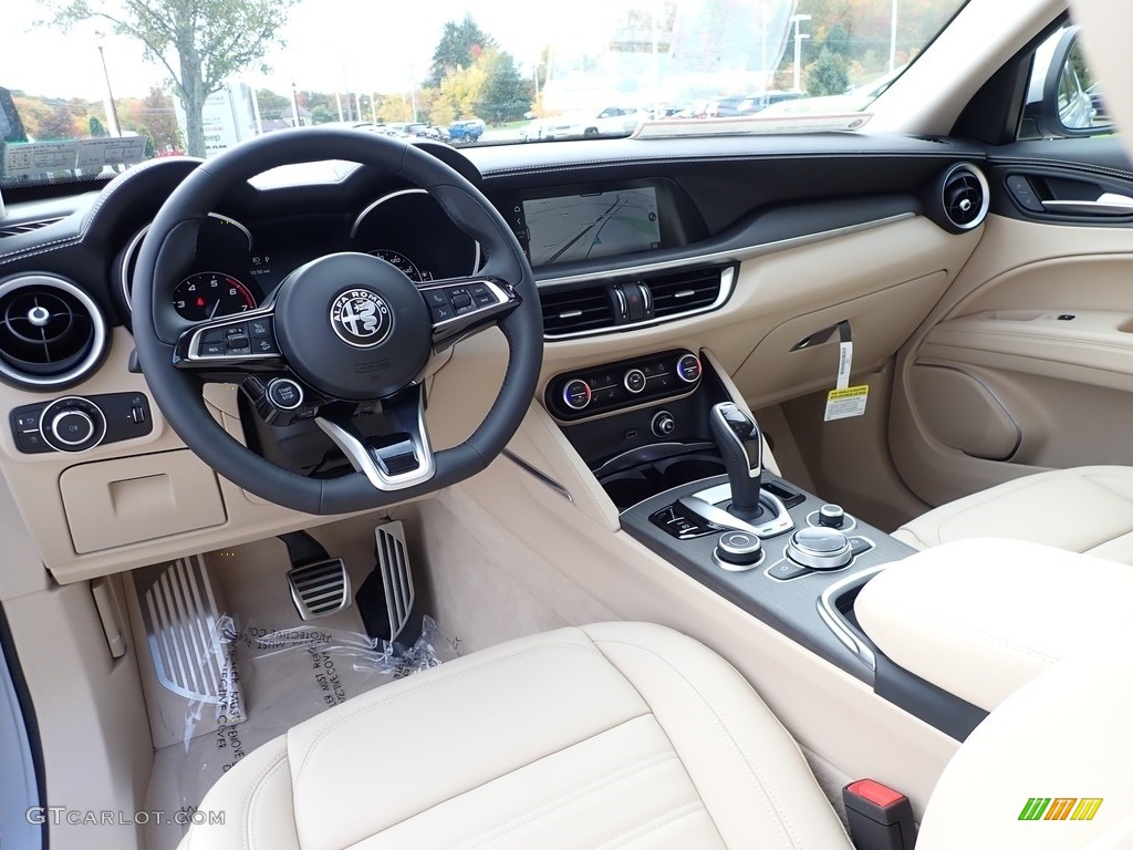 Crema Interior 2020 Alfa Romeo Stelvio TI Lusso AWD Photo #139847094