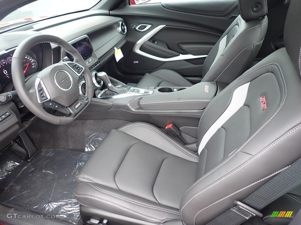 Jet Black Interior 2021 Chevrolet Camaro SS Coupe Photo #139847592