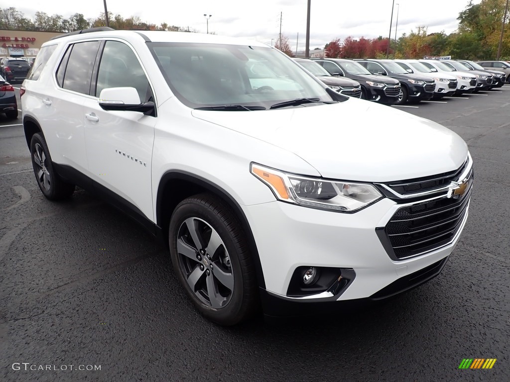 Summit White 2020 Chevrolet Traverse LT AWD Exterior Photo #139847973