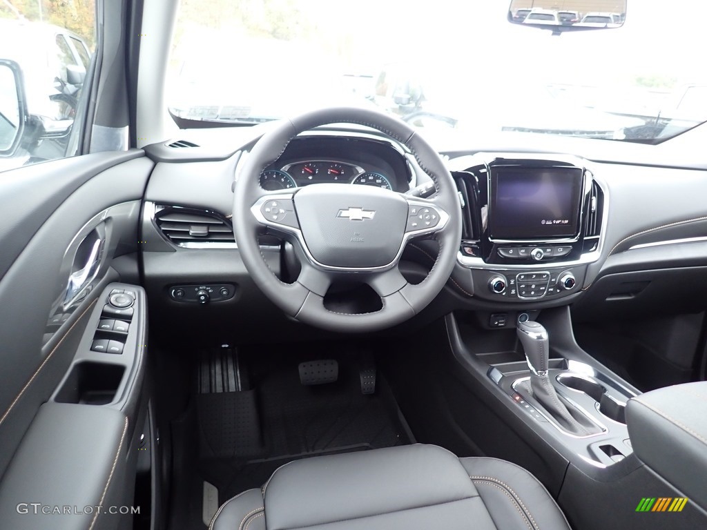 Jet Black Interior 2020 Chevrolet Traverse LT AWD Photo #139848021
