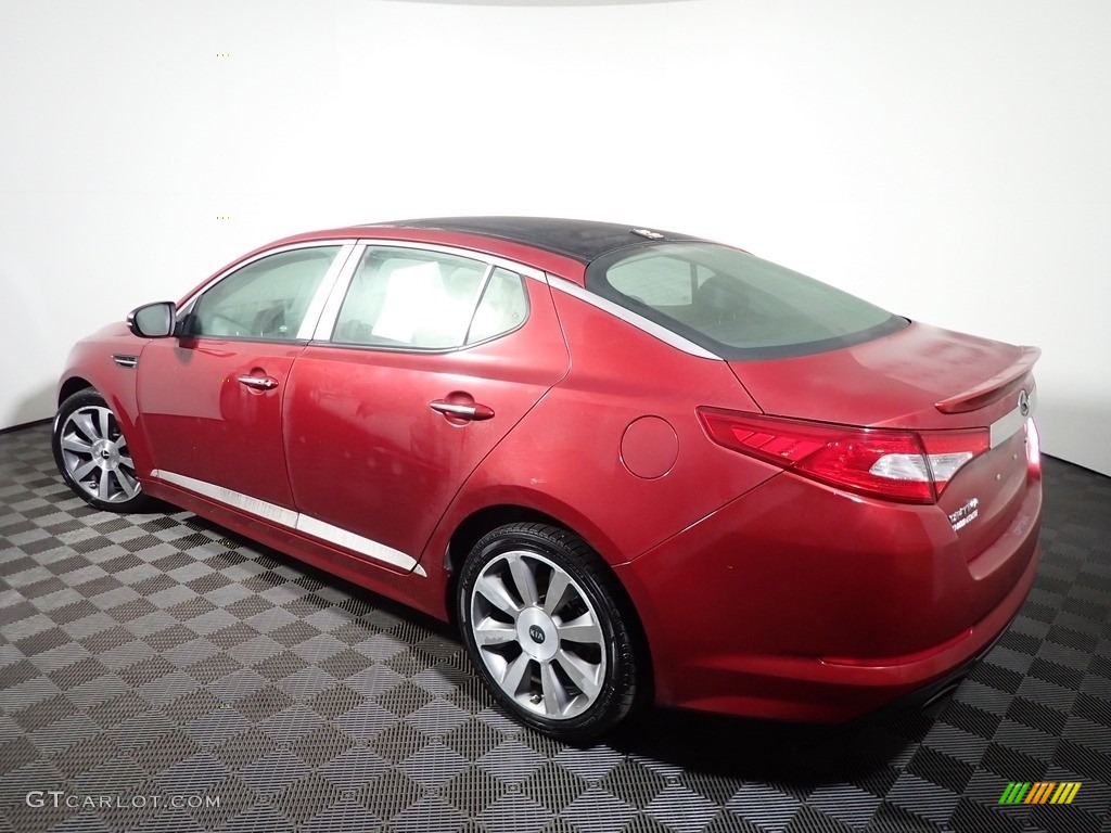 2013 Optima SX - Remington Red / Black photo #9