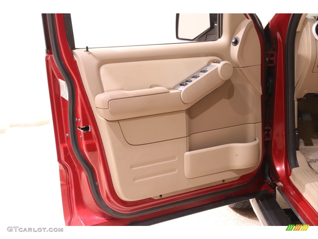2010 Mountaineer V6 AWD - Sangria Red Metallic / Camel photo #5