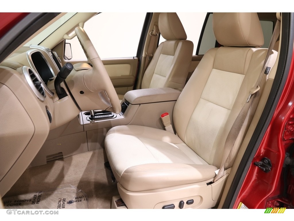 2010 Mountaineer V6 AWD - Sangria Red Metallic / Camel photo #6