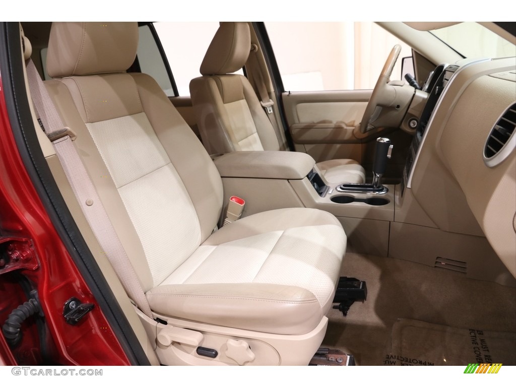 2010 Mountaineer V6 AWD - Sangria Red Metallic / Camel photo #13