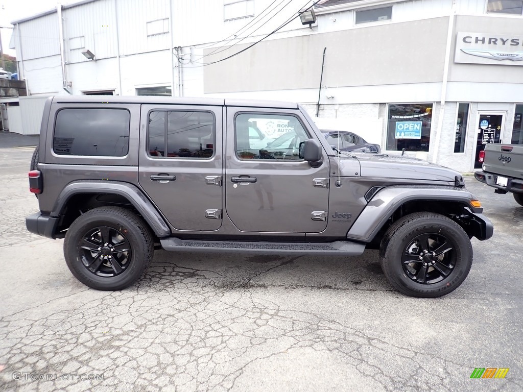 Granite Crystal Metallic 2020 Jeep Wrangler Unlimited Sport 4x4 Exterior Photo #139850824