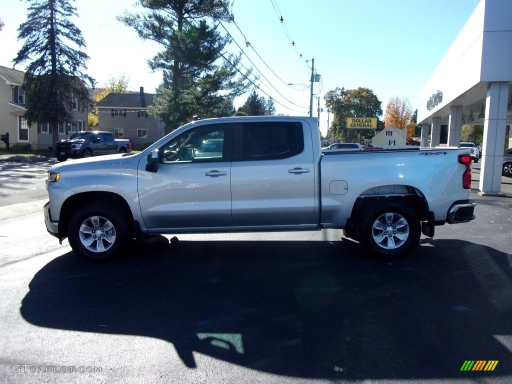 2020 Silverado 1500 LT Crew Cab 4x4 - Silver Ice Metallic / Jet Black photo #4