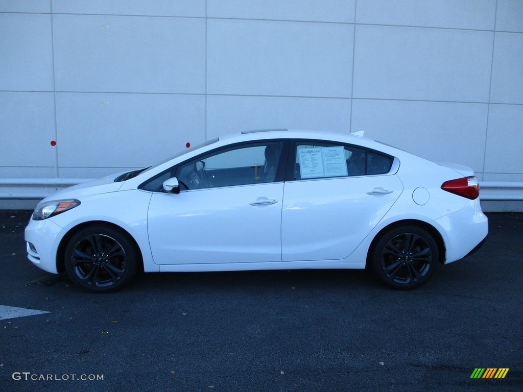 Snow White Pearl 2014 Kia Forte EX Exterior Photo #139852255