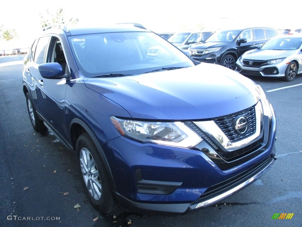 2019 Rogue S AWD - Caspian Blue / Charcoal photo #8