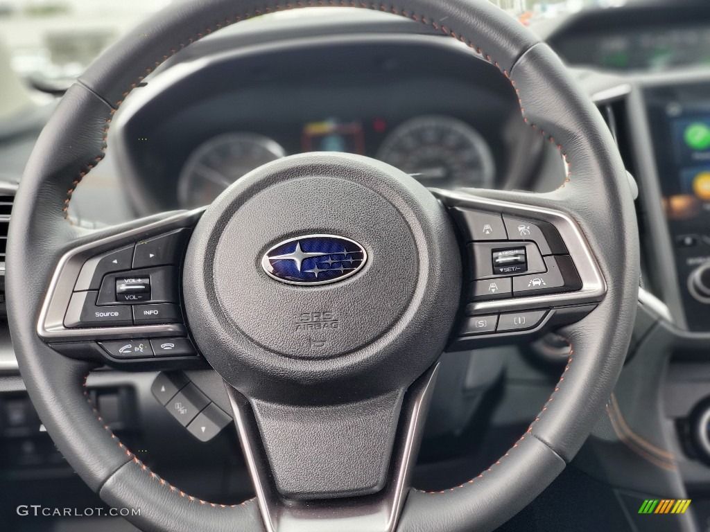 2020 Subaru Crosstrek 2.0 Limited Black Steering Wheel Photo #139853769
