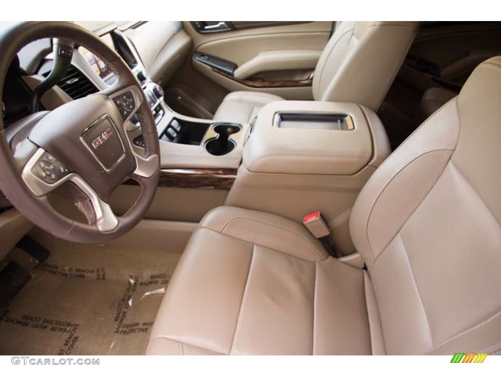 2018 Yukon SLT - White Frost Tricoat / Cocoa/Dune photo #3