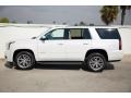 2018 White Frost Tricoat GMC Yukon SLT  photo #8