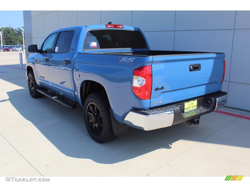 2021 Tundra SR5 CrewMax 4x4 - Cavalry Blue / Black photo #6